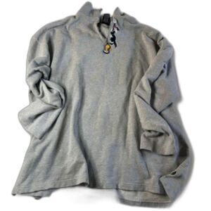 Tweety and Sylvester Looney Toons Women's XL Grey Sweatshirt 1/4 Zip